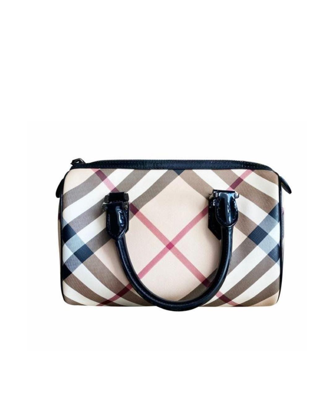 BURBERRY Бежевая сумка с короткими ручками, фото 1
