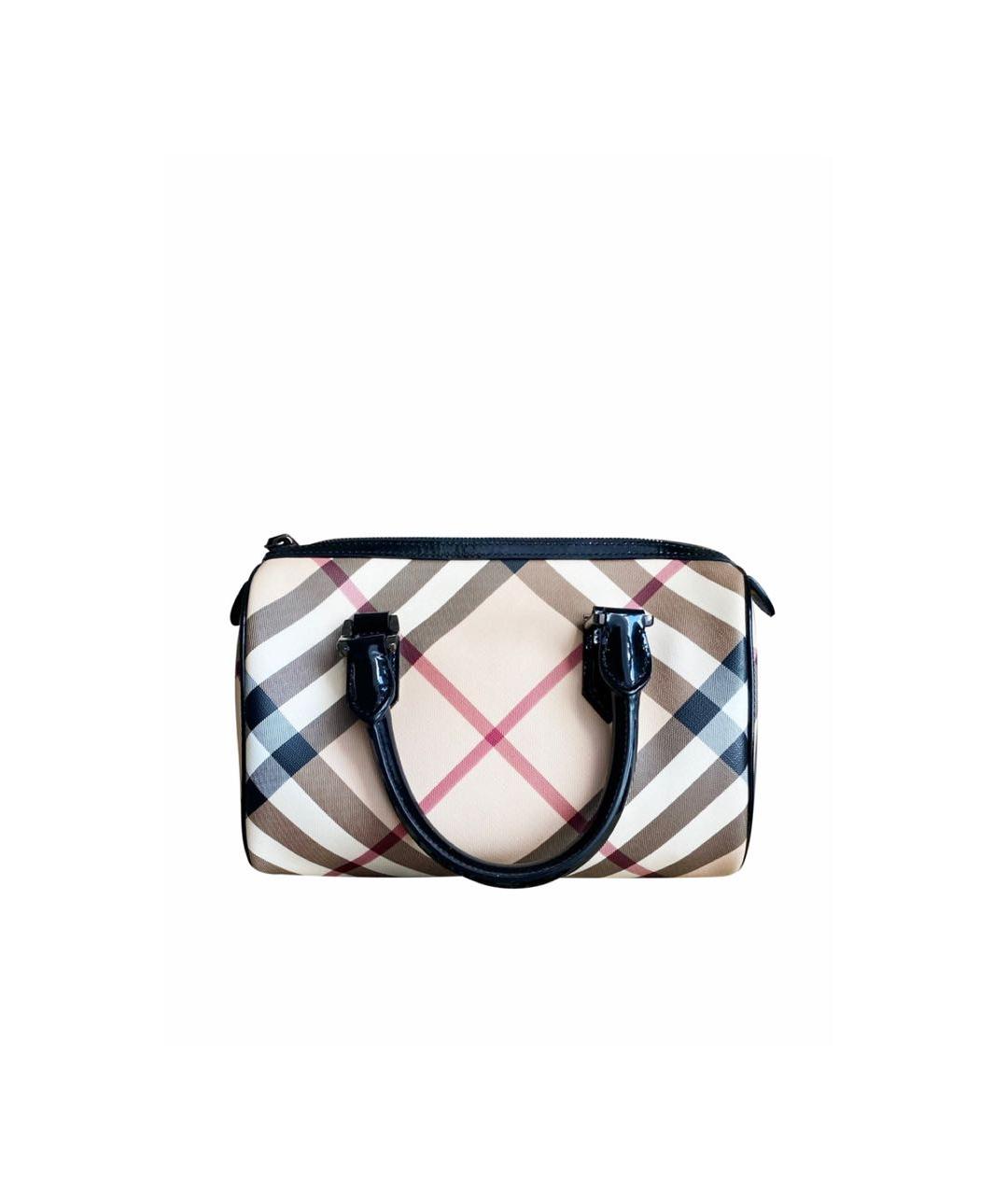 BURBERRY Бежевая сумка с короткими ручками, фото 7