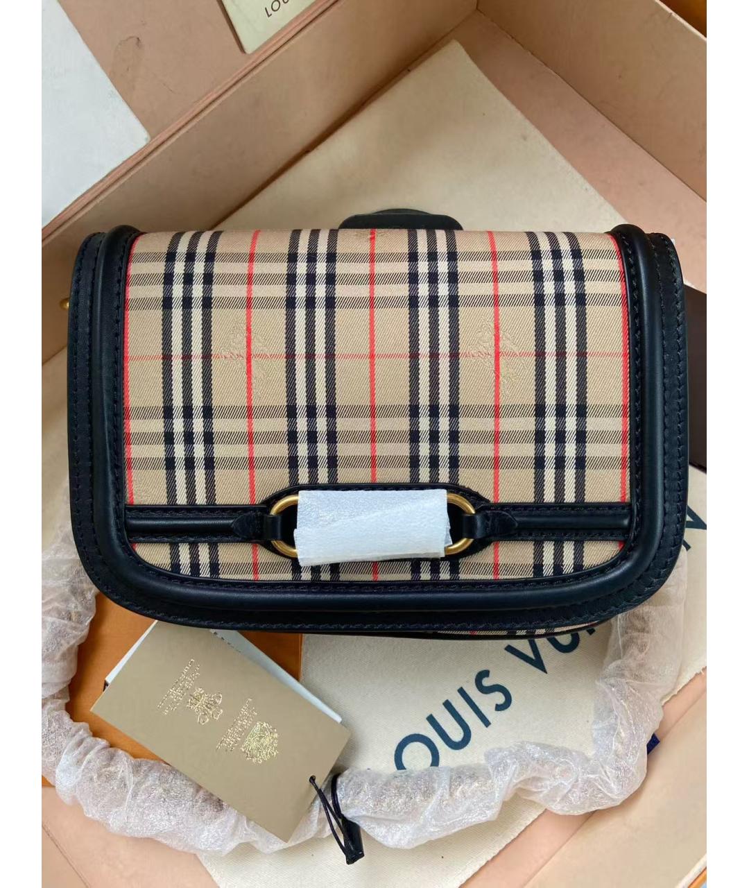 BURBERRY Бежевая сумка через плечо, фото 3
