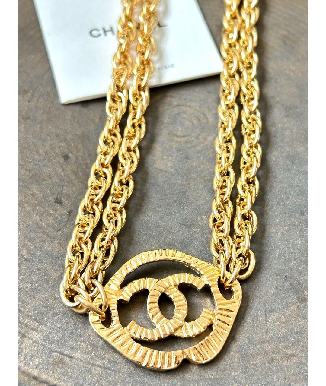 CHANEL Золотое колье, фото 2
