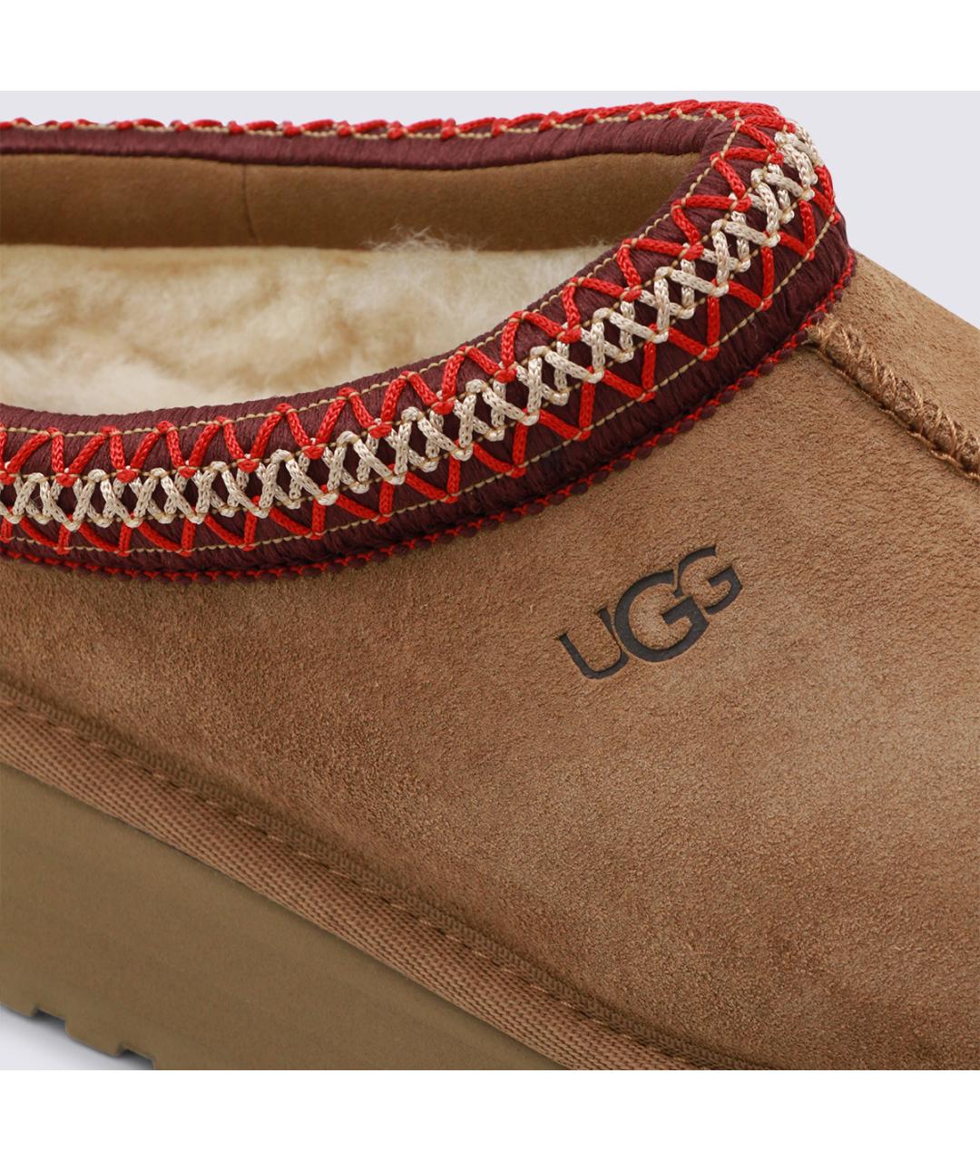 UGG Бежевые замшевые ботинки, фото 4