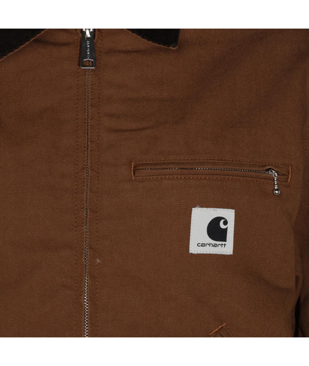 CARHARTT WIP Коричневая хлопковая куртка, фото 4