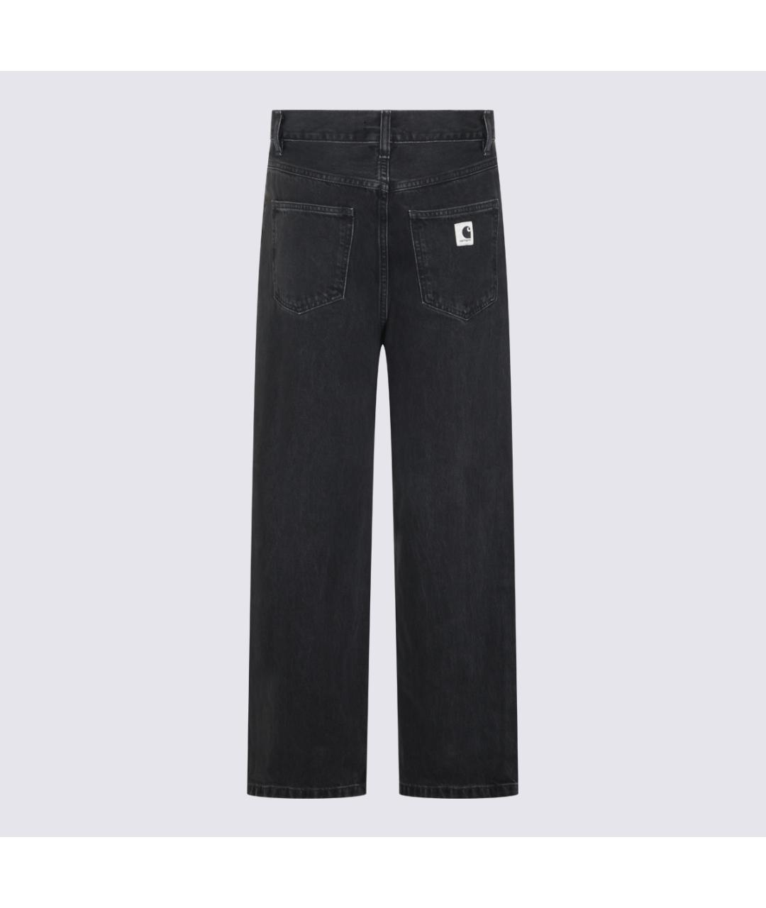 CARHARTT WIP Черные хлопковые прямые джинсы, фото 2