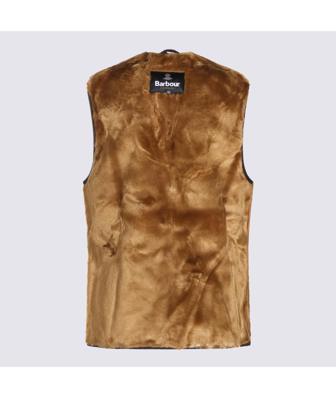 BARBOUR Коричневый жилет, фото 2