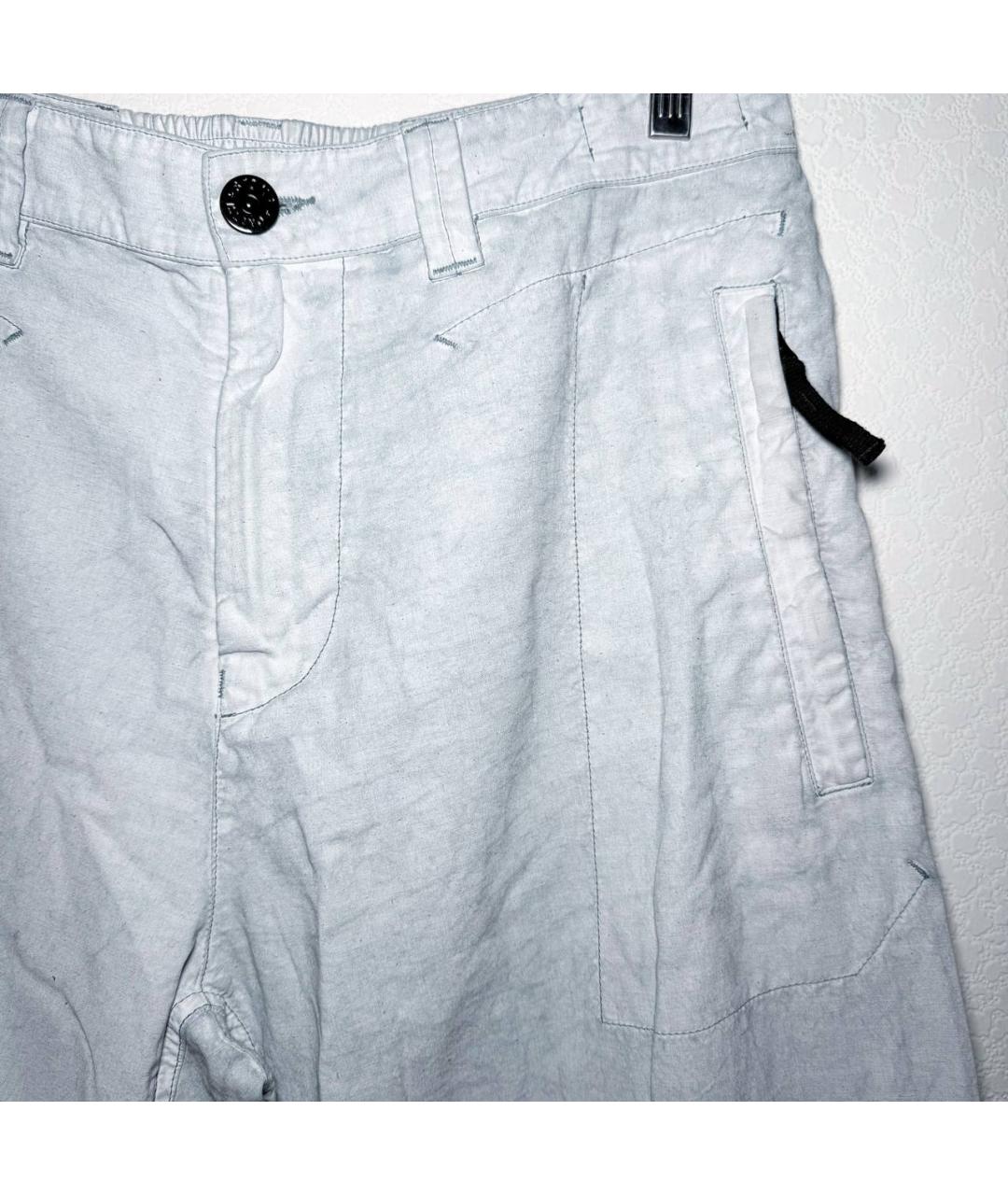 STONE ISLAND Голубые повседневные брюки, фото 6