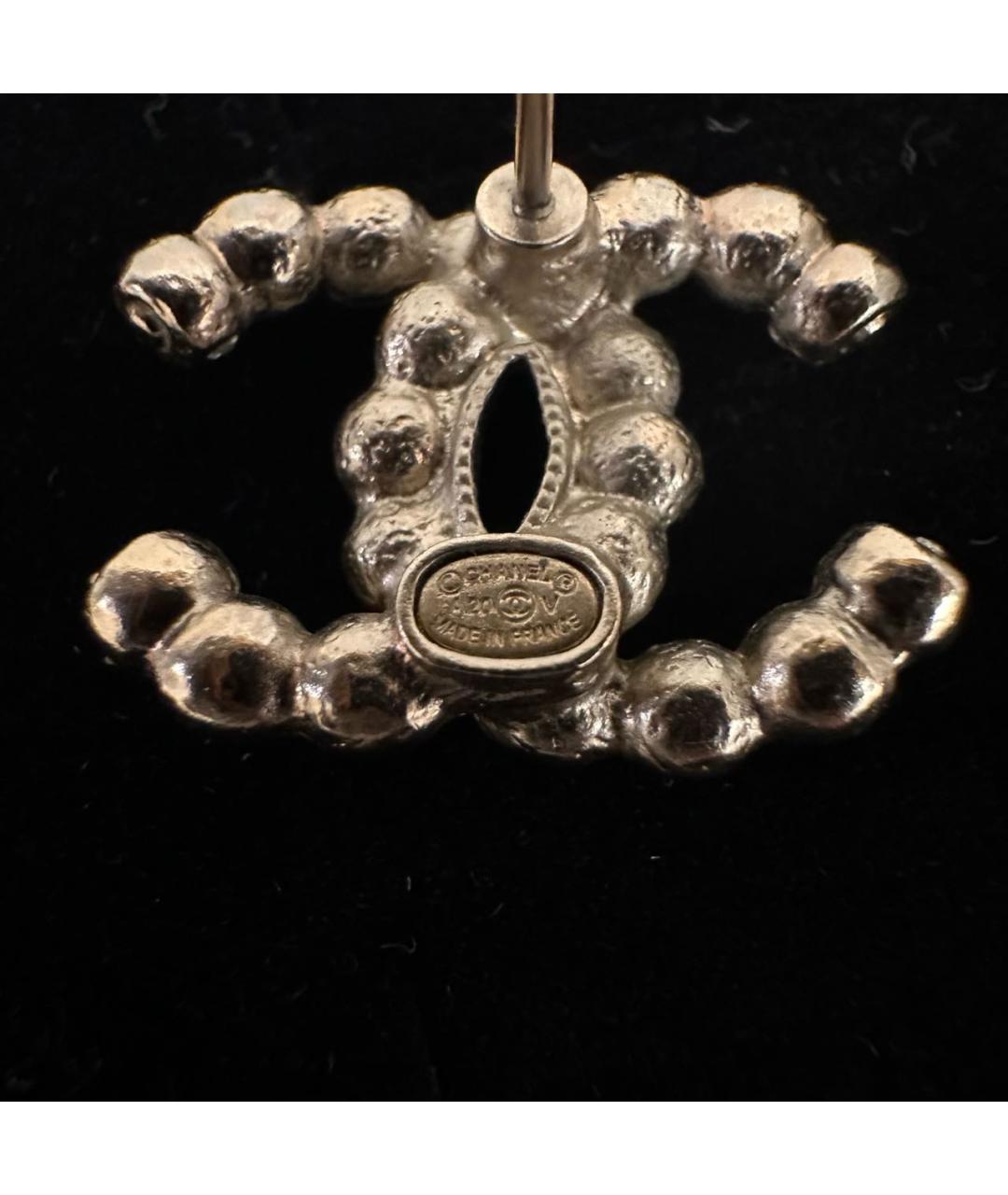 CHANEL Золотые серьги, фото 5