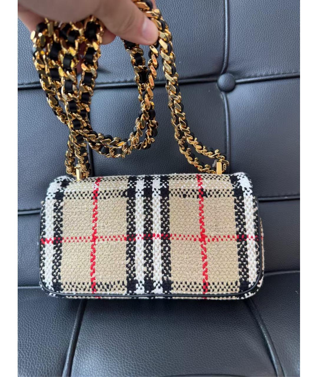 BURBERRY Бежевая сумка через плечо, фото 3