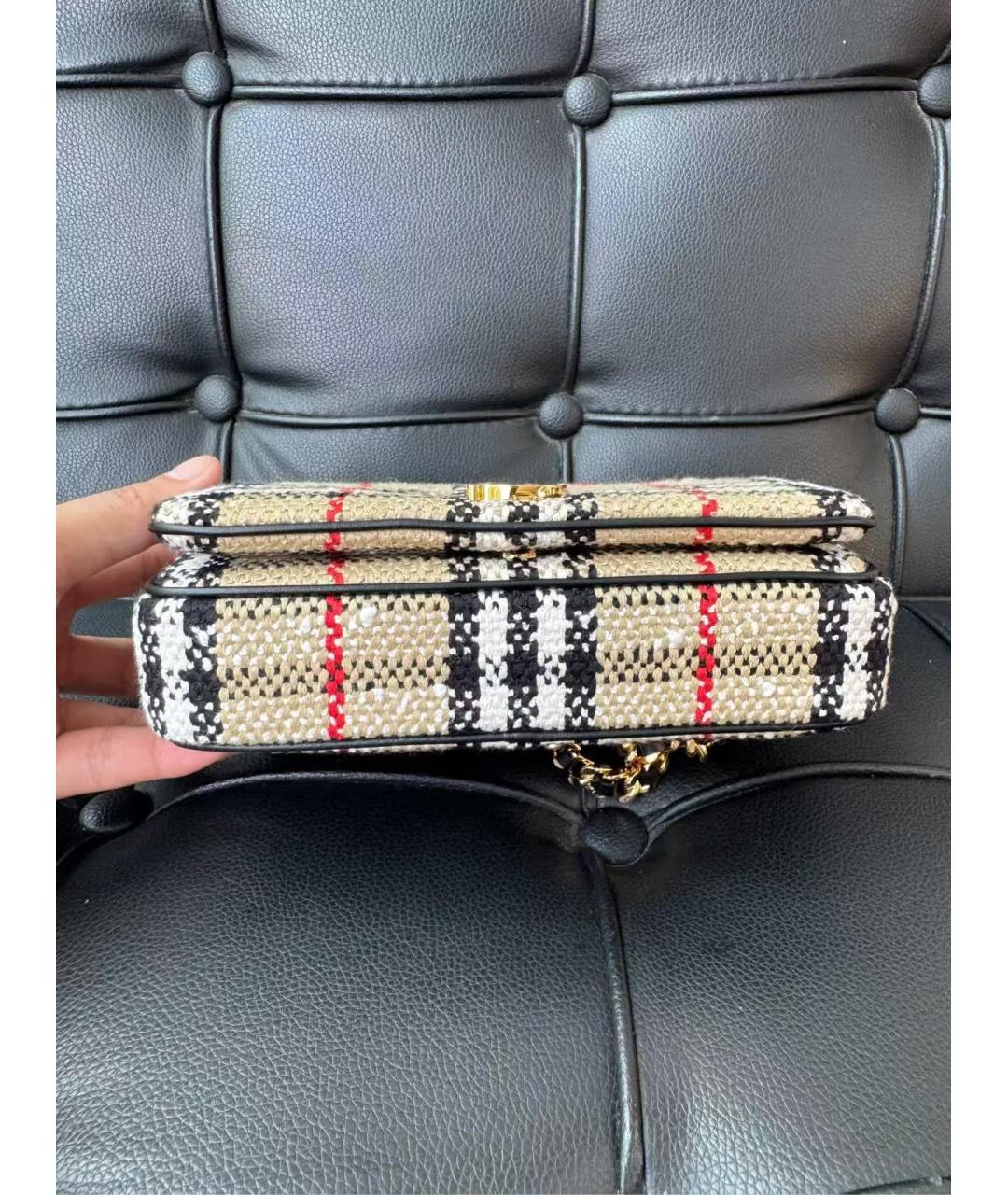BURBERRY Бежевая сумка через плечо, фото 5