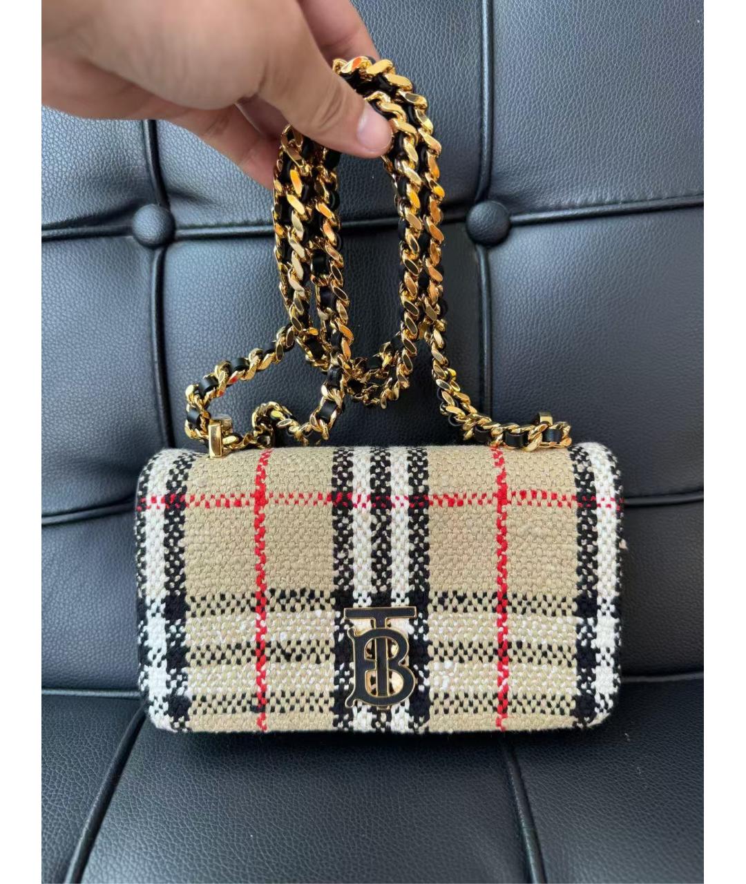 BURBERRY Бежевая сумка через плечо, фото 2