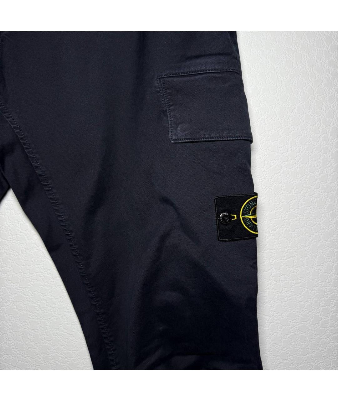 STONE ISLAND Синие джинсы скинни, фото 3