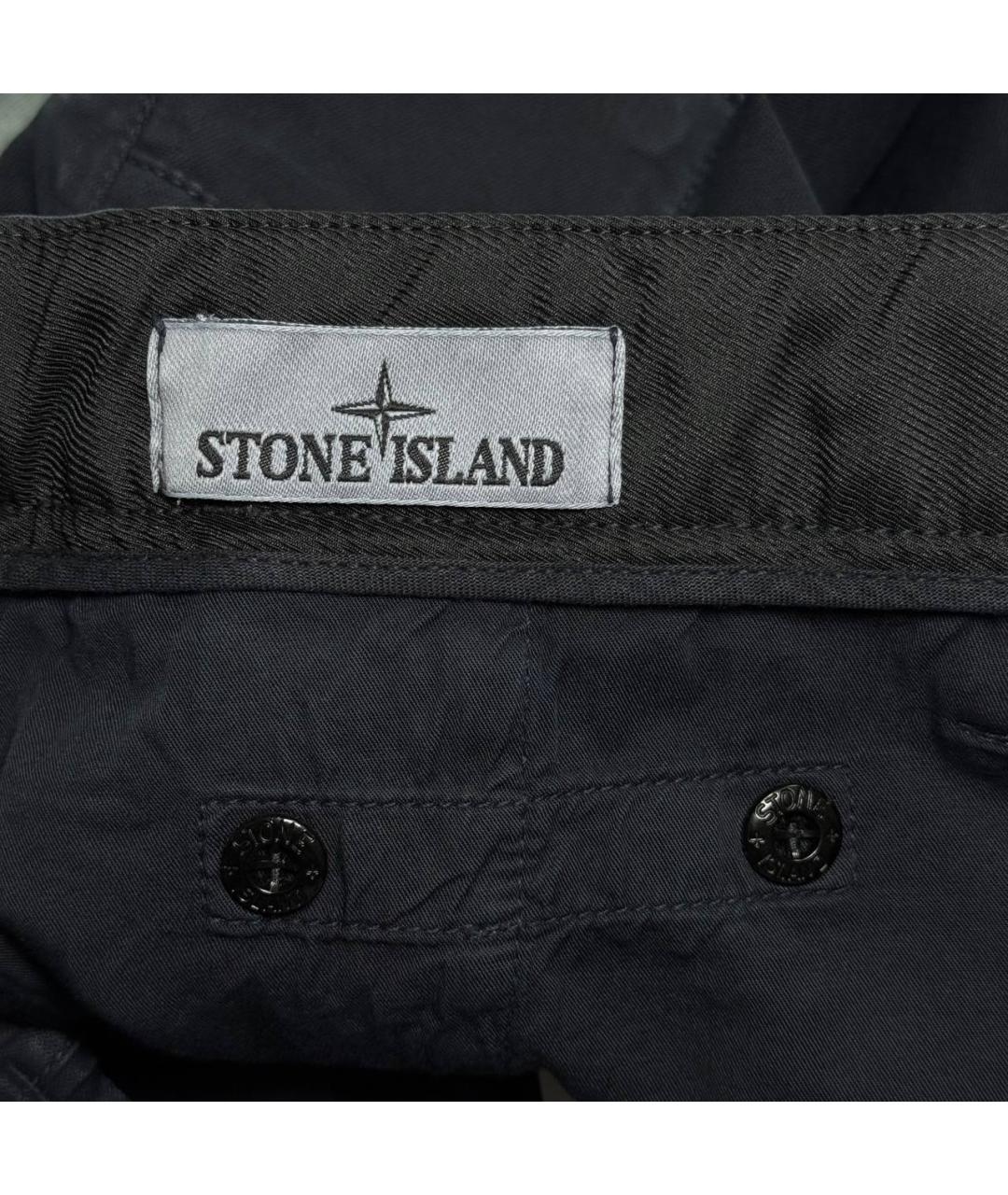 STONE ISLAND Синие джинсы скинни, фото 9