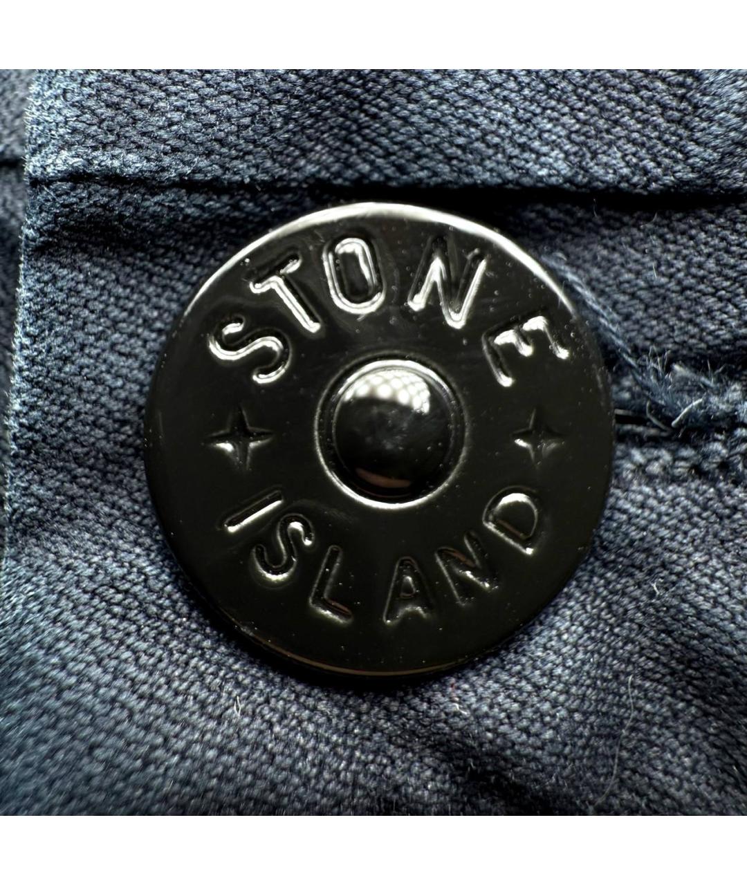 STONE ISLAND Синие джинсы скинни, фото 7