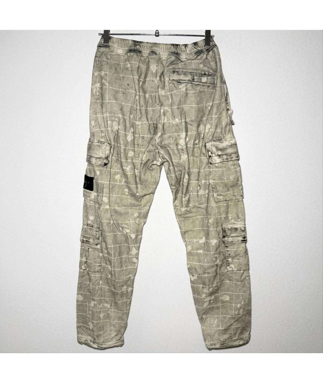STONE ISLAND Хаки повседневные брюки, фото 8