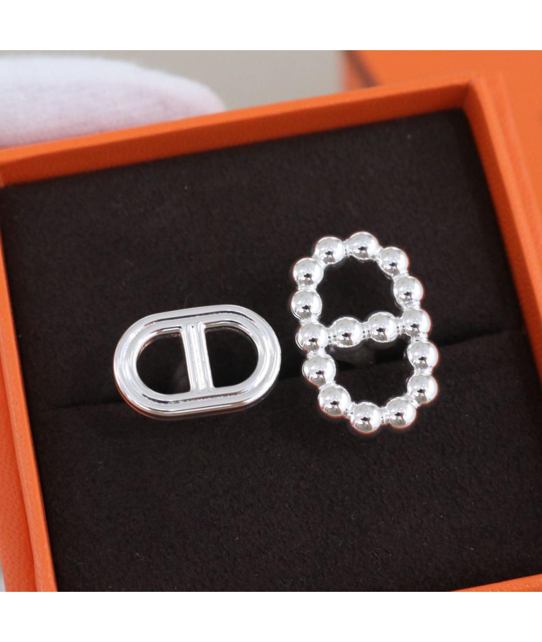 HERMES Серебряное кольцо, фото 7