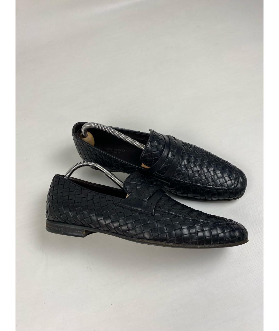 BOTTEGA VENETA Черные кожаные лоферы, фото 6