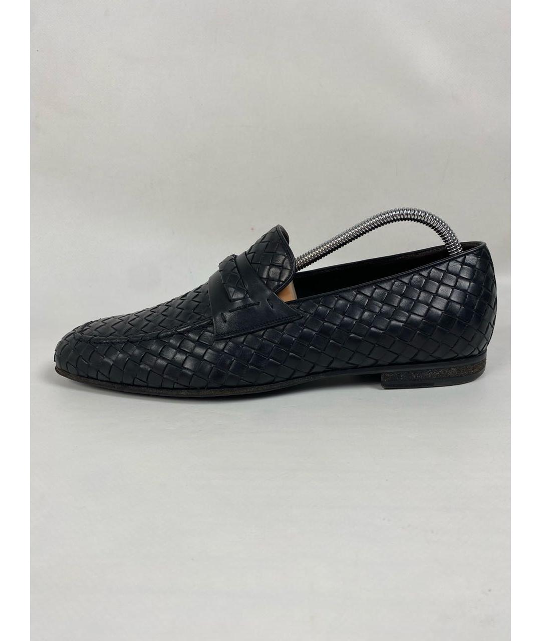 BOTTEGA VENETA Черные кожаные лоферы, фото 9