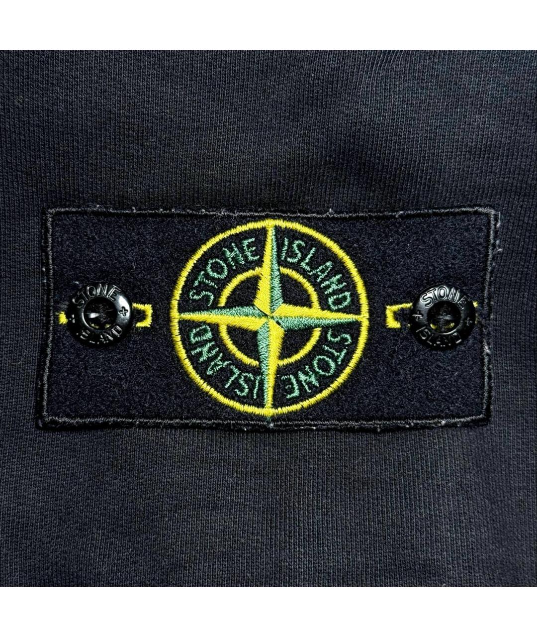 STONE ISLAND Черные повседневные брюки, фото 5