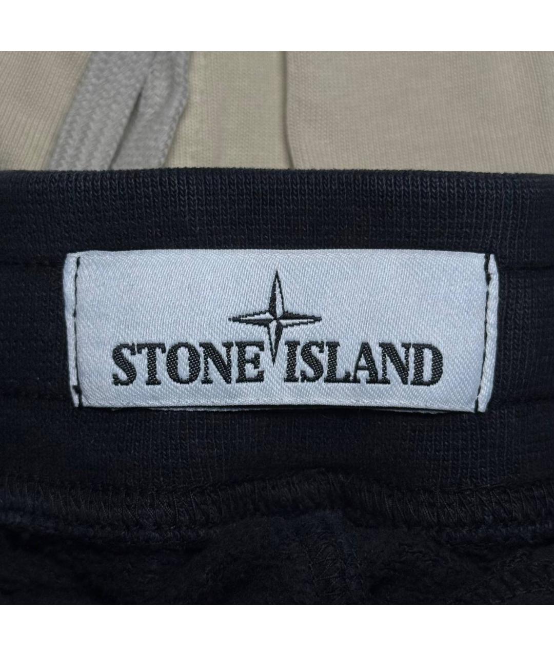 STONE ISLAND Черные повседневные брюки, фото 6