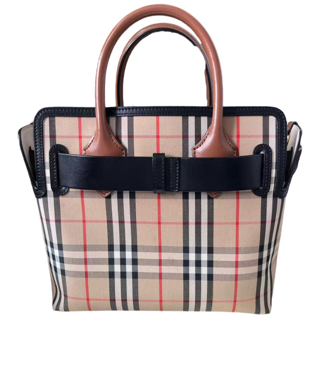 BURBERRY Бежевая сумка с короткими ручками, фото 8