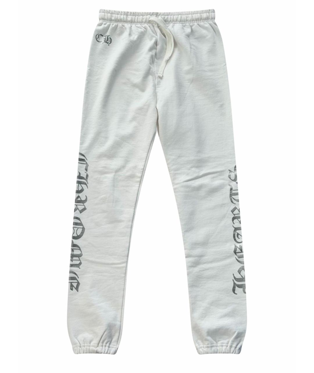 CHROME HEARTS Белые хлопковые спортивные брюки и шорты, фото 1