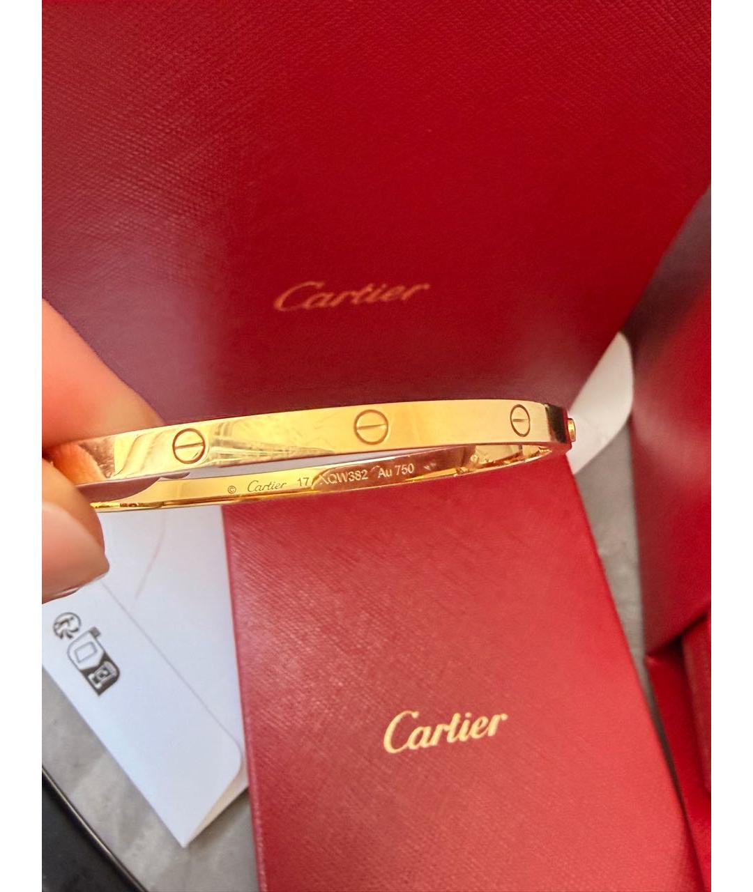 CARTIER Золотой браслет из желтого золота, фото 2