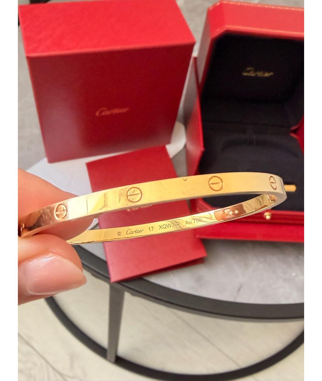 CARTIER Золотой браслет из желтого золота, фото 4