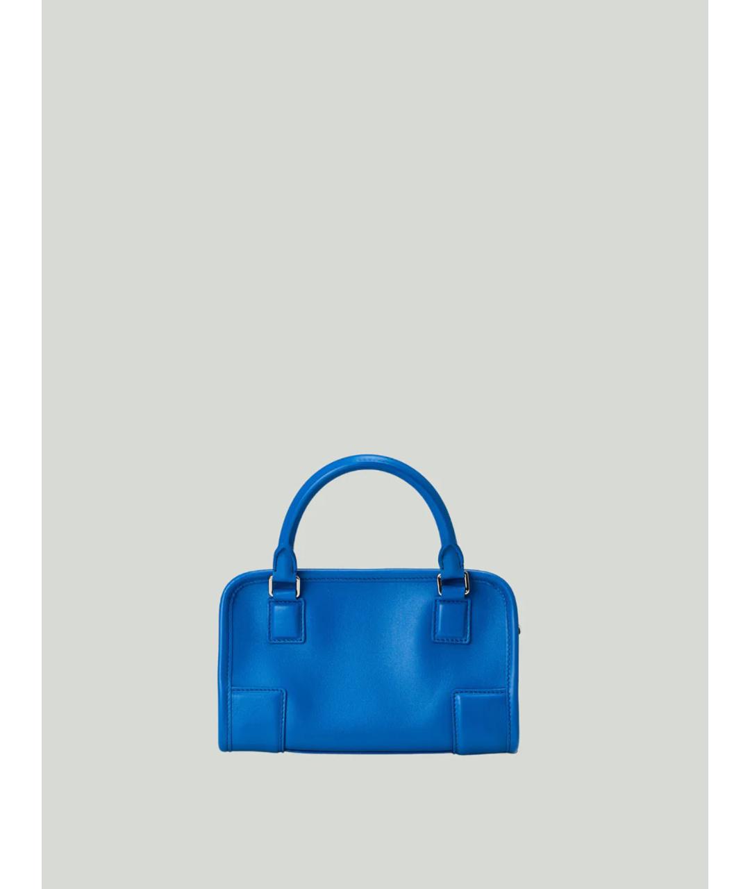 LOEWE Синяя кожаная сумка тоут, фото 3