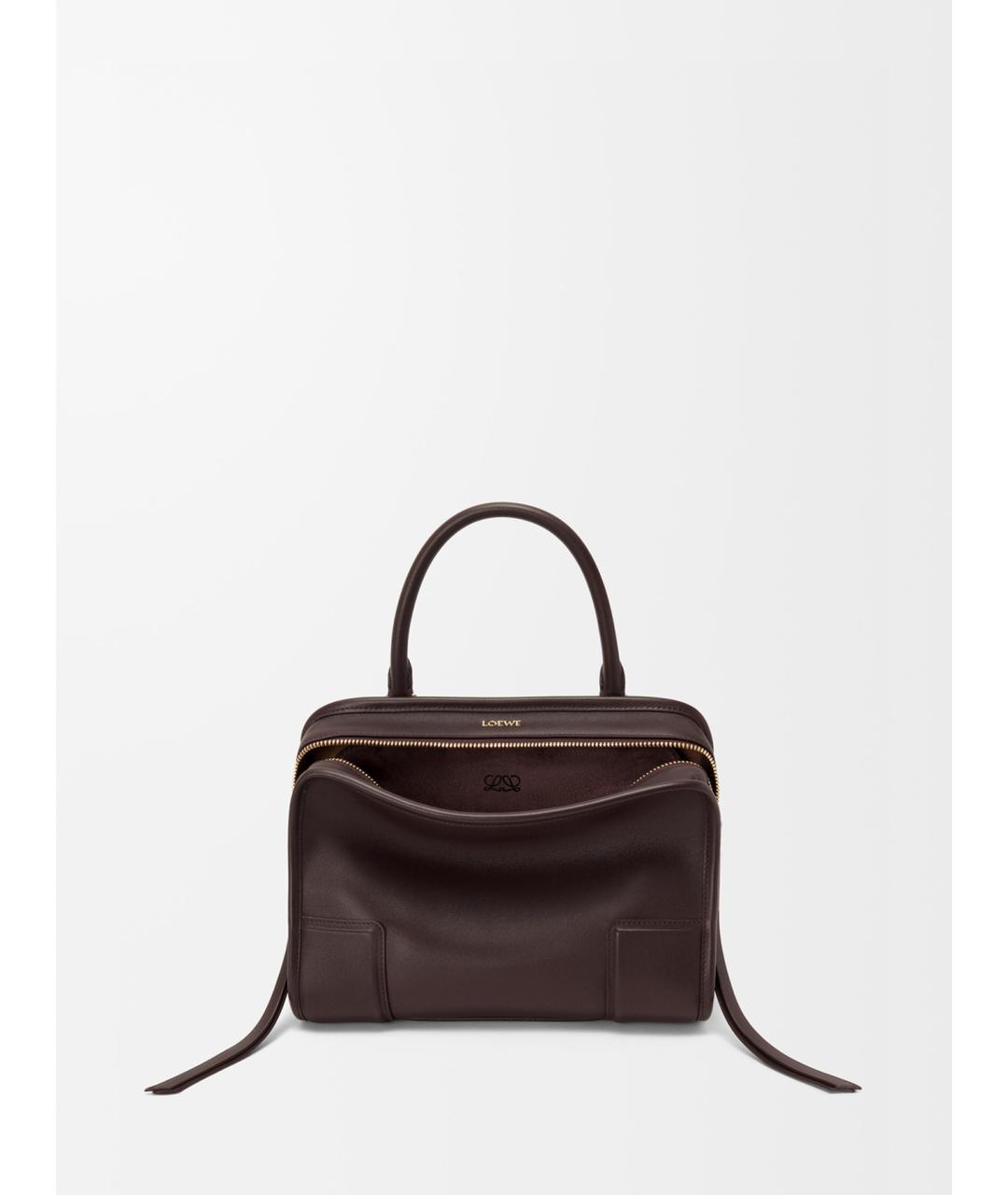 LOEWE Коричневая кожаная сумка тоут, фото 3