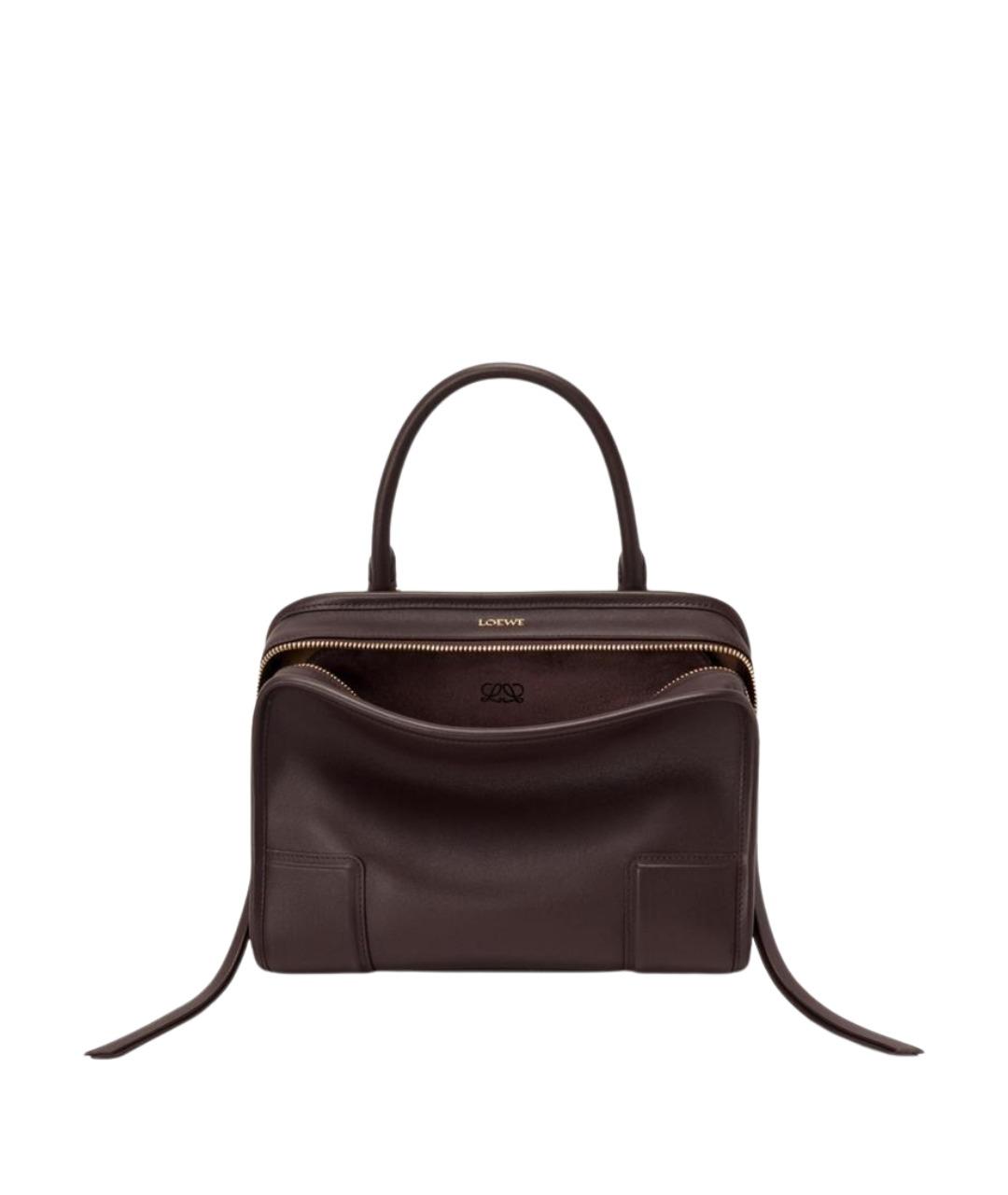 LOEWE Коричневая кожаная сумка тоут, фото 1