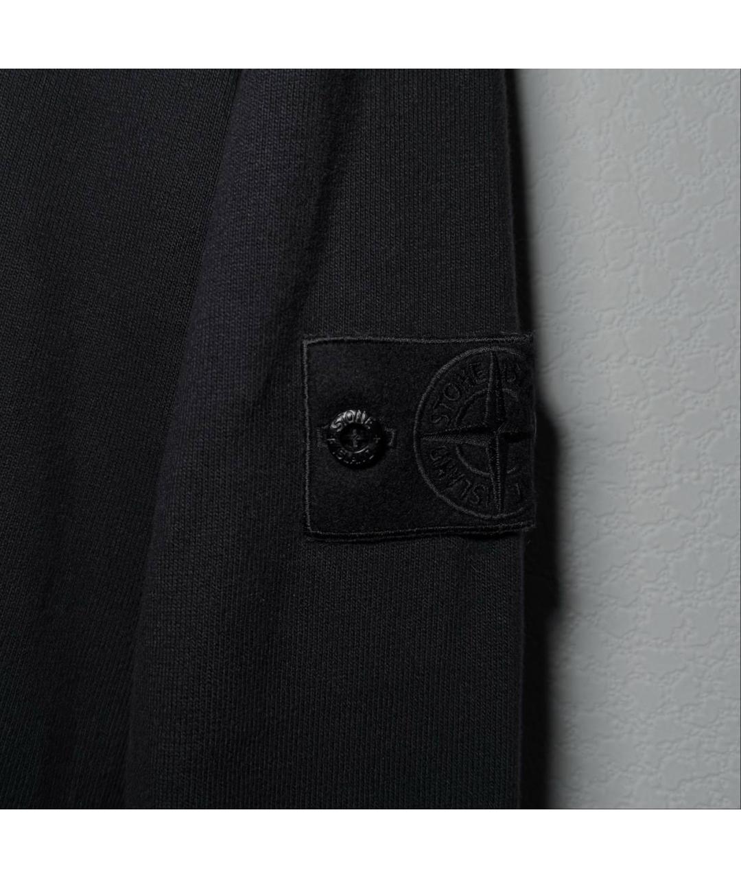STONE ISLAND Черный джемпер / свитер, фото 5