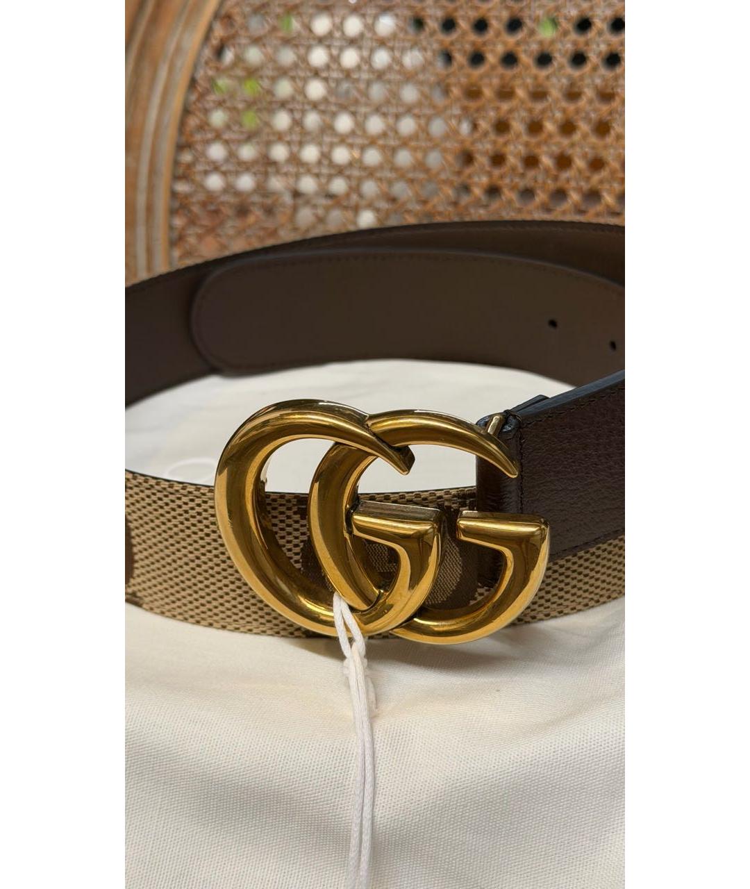 GUCCI Коричневый кожаный ремень, фото 2