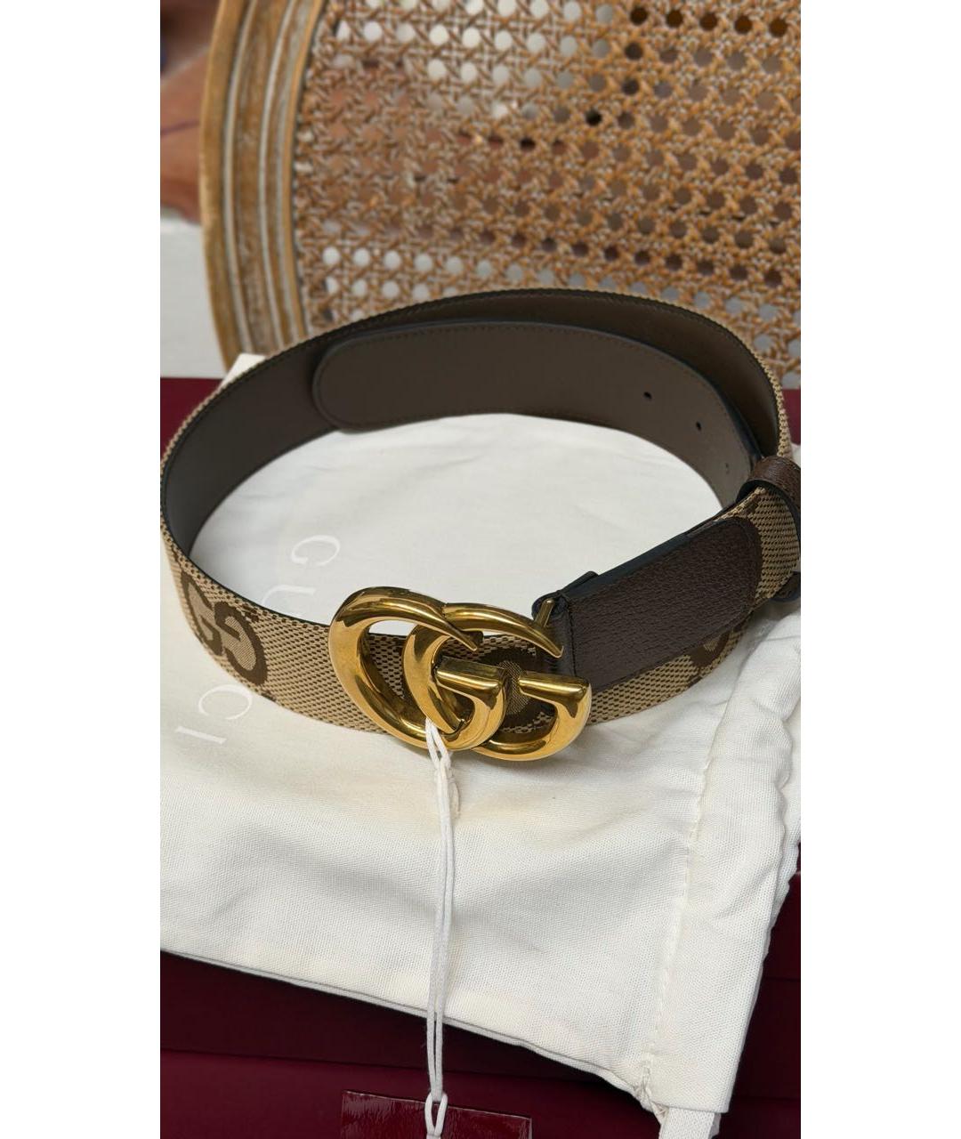 GUCCI Коричневый кожаный ремень, фото 3