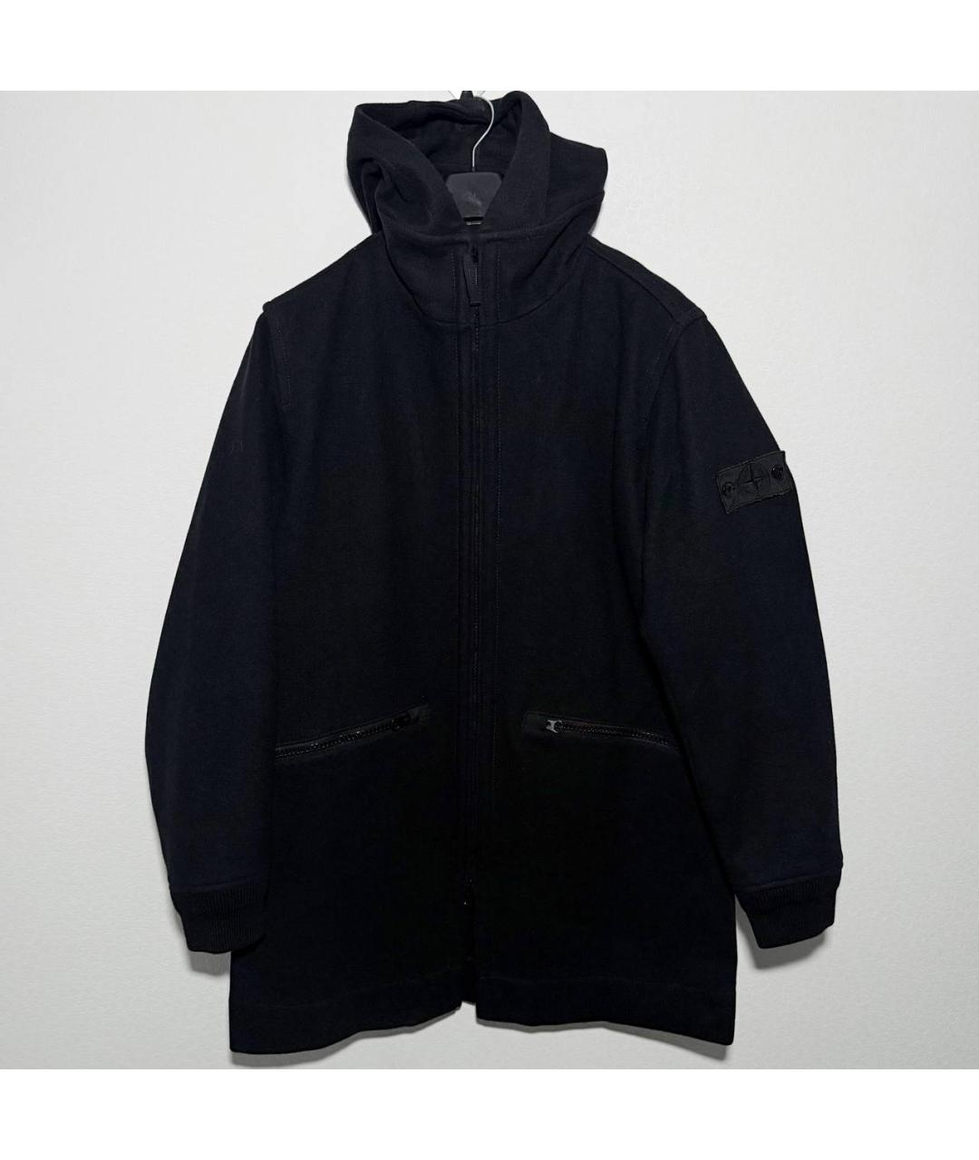 STONE ISLAND Черная парка, фото 10
