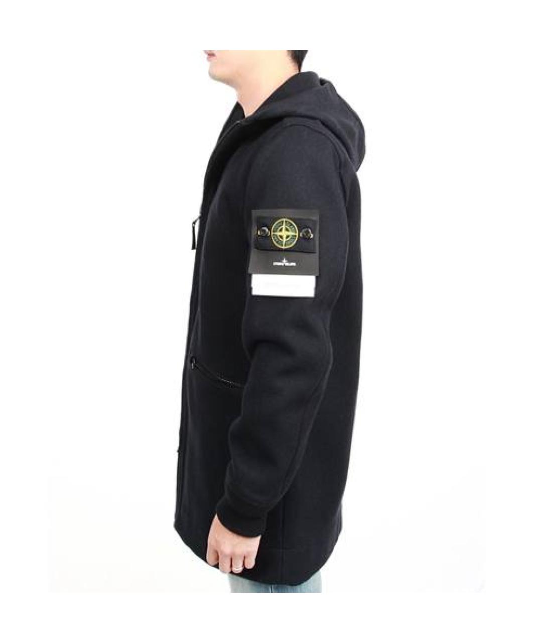 STONE ISLAND Черная парка, фото 4