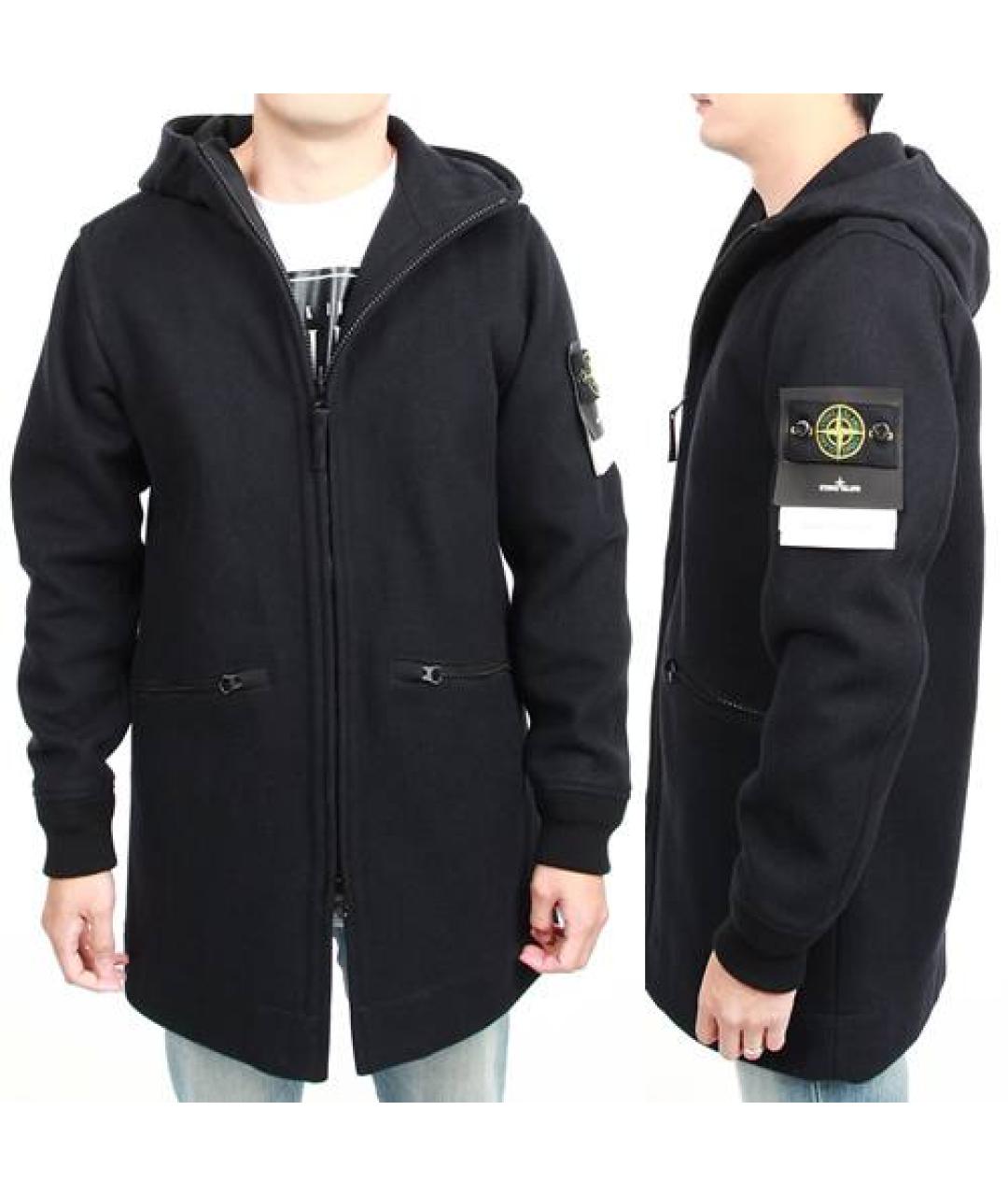 STONE ISLAND Черная парка, фото 7