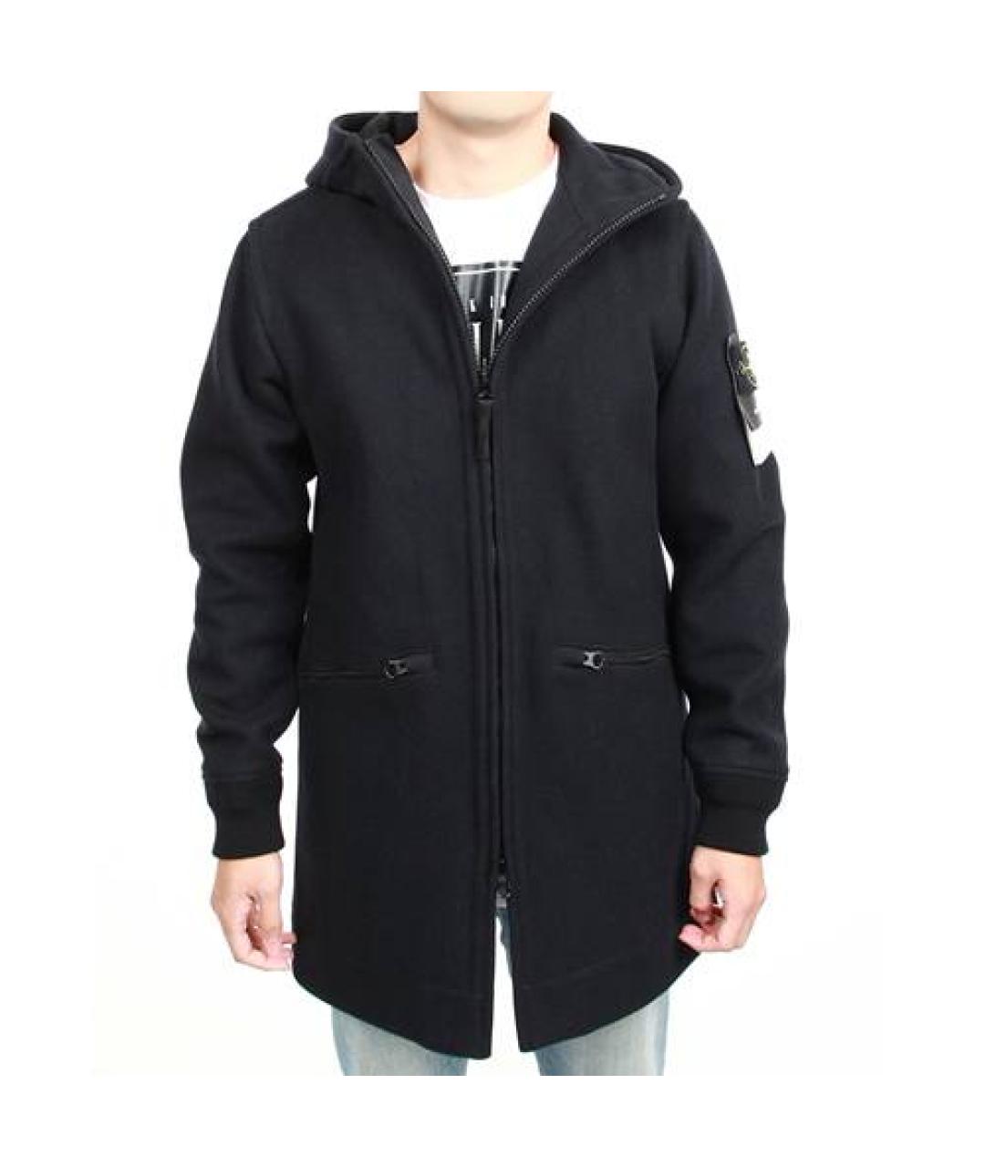 STONE ISLAND Черная парка, фото 2