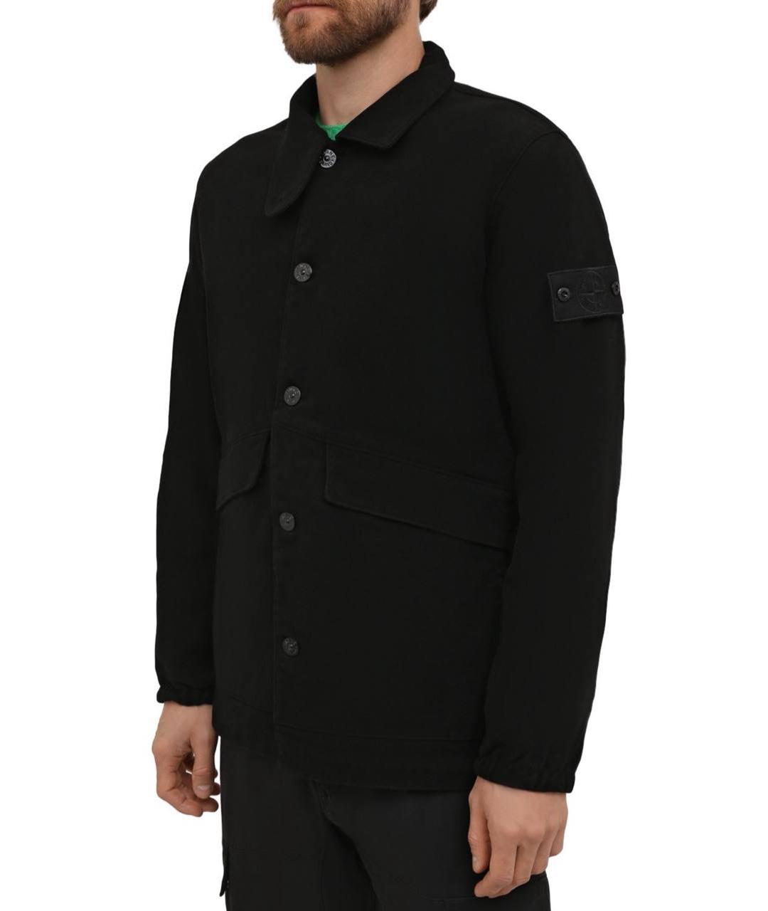 STONE ISLAND Черная куртка, фото 4