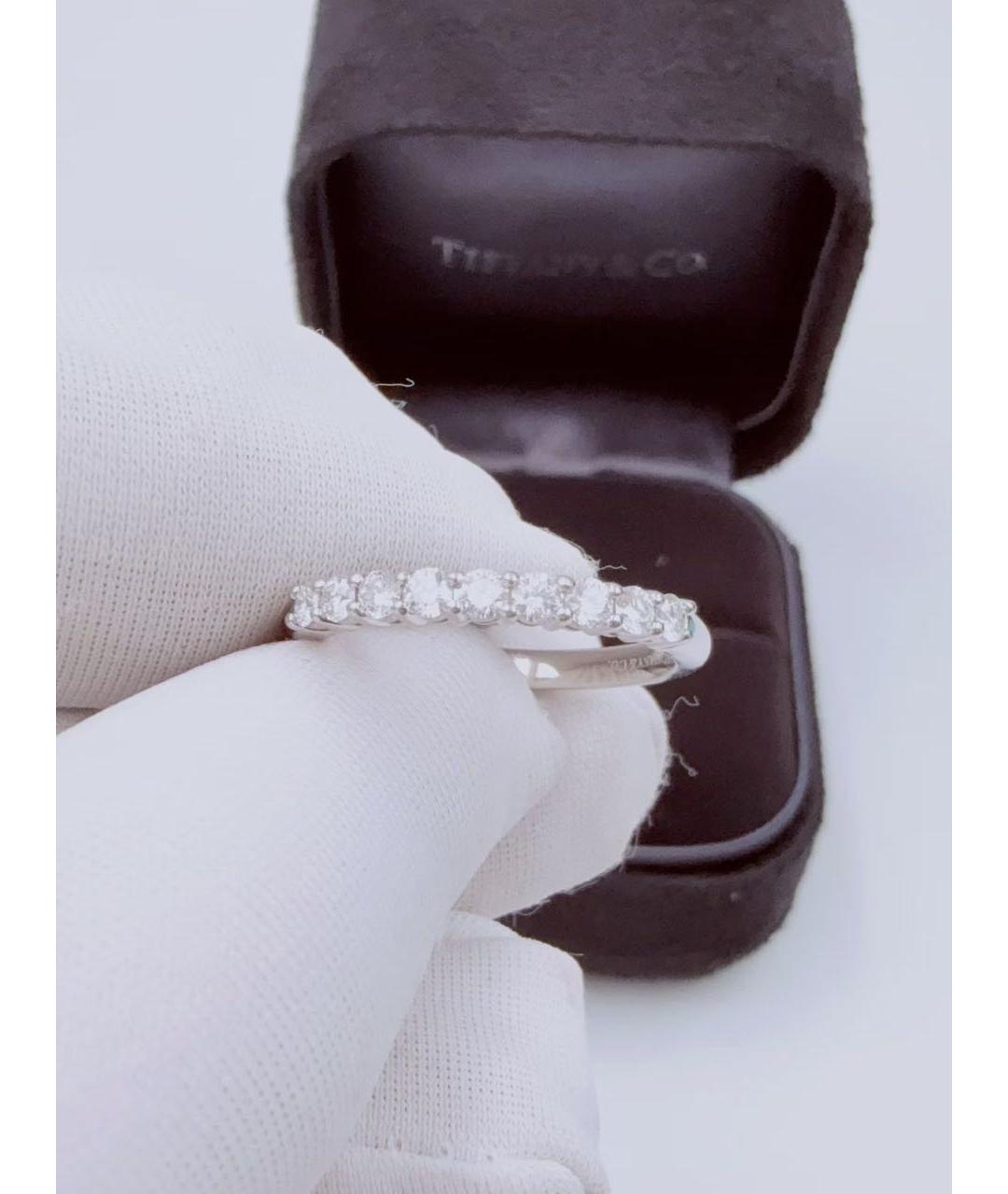 TIFFANY&CO Белое платиновое кольцо, фото 4