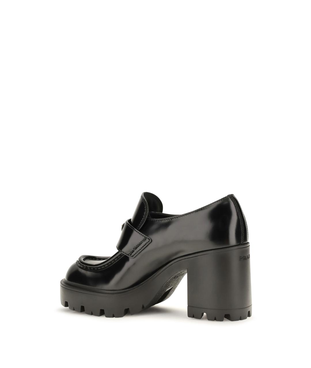 PRADA Черные кожаные лоферы, фото 3