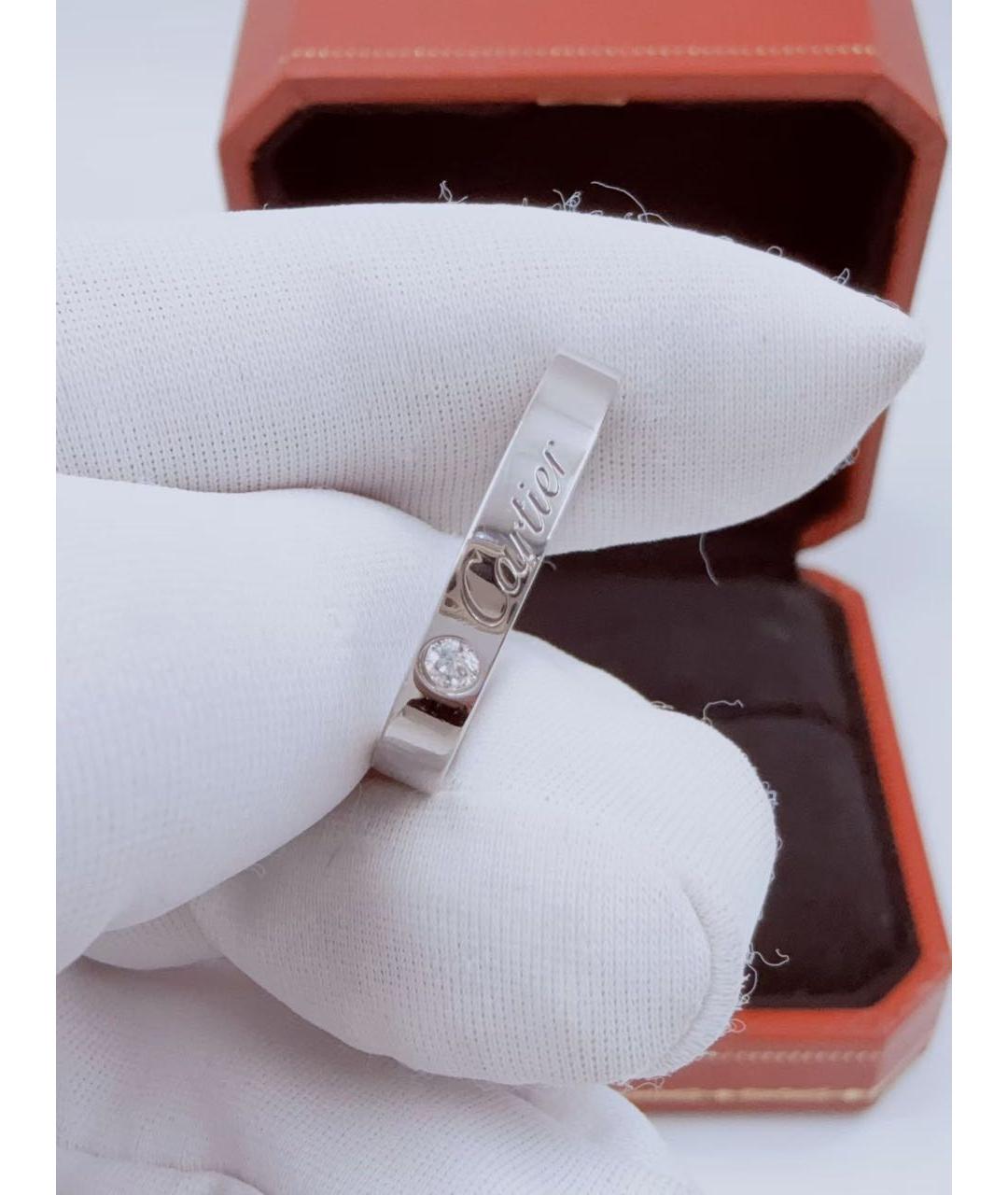 CARTIER Белое платиновое кольцо, фото 3