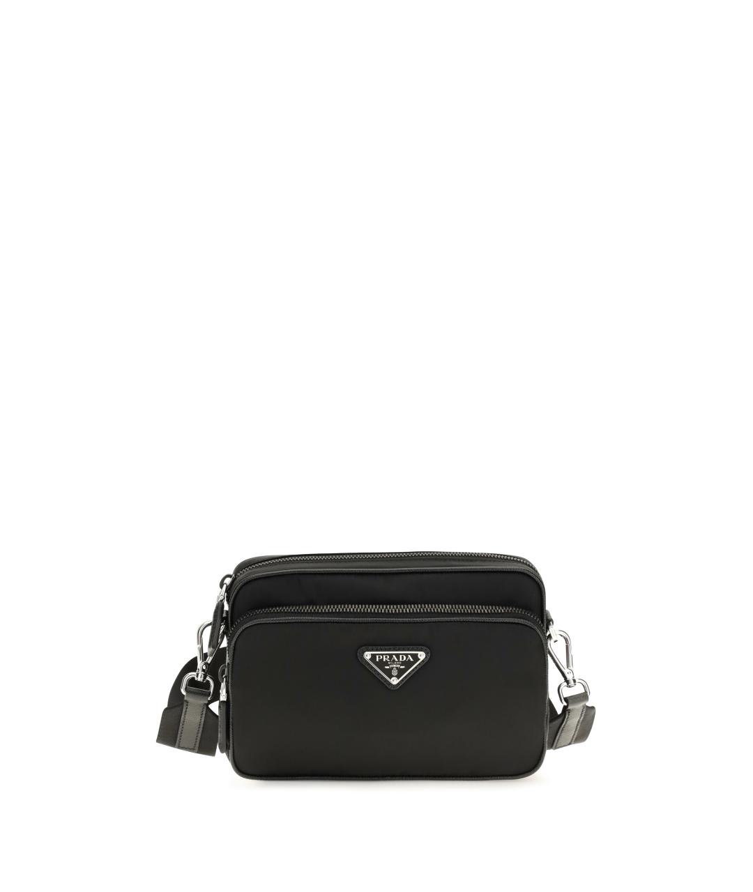 PRADA Черная синтетическая сумка на плечо, фото 1