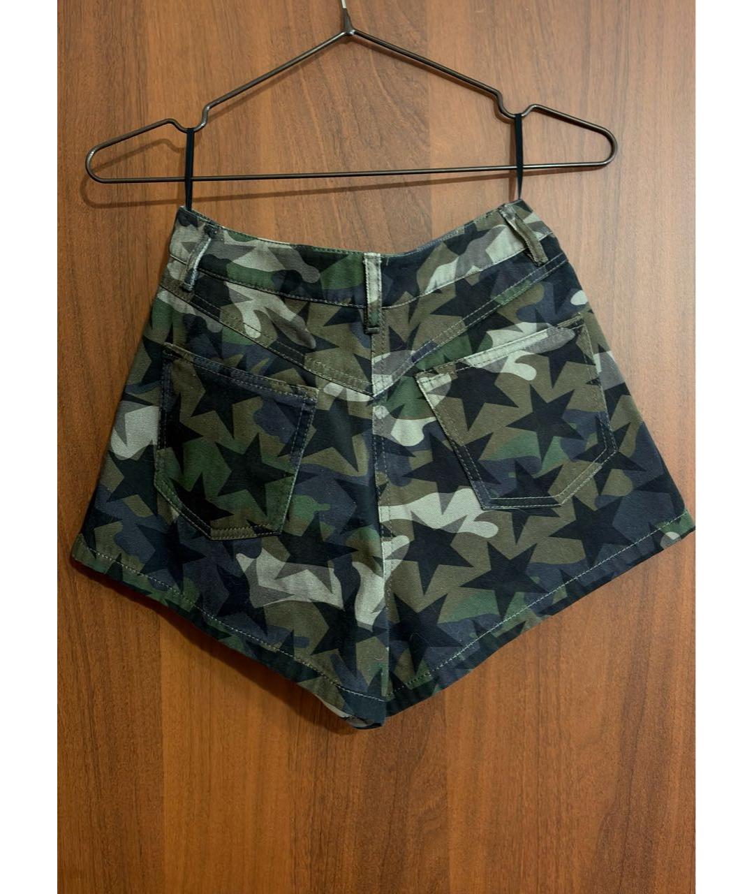 VALENTINO Хаки деним шорты, фото 2