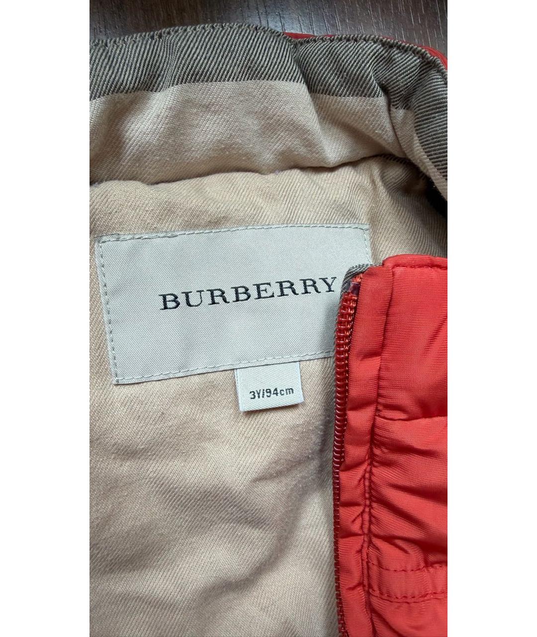 BURBERRY Коралловый жакет / жилет, фото 2