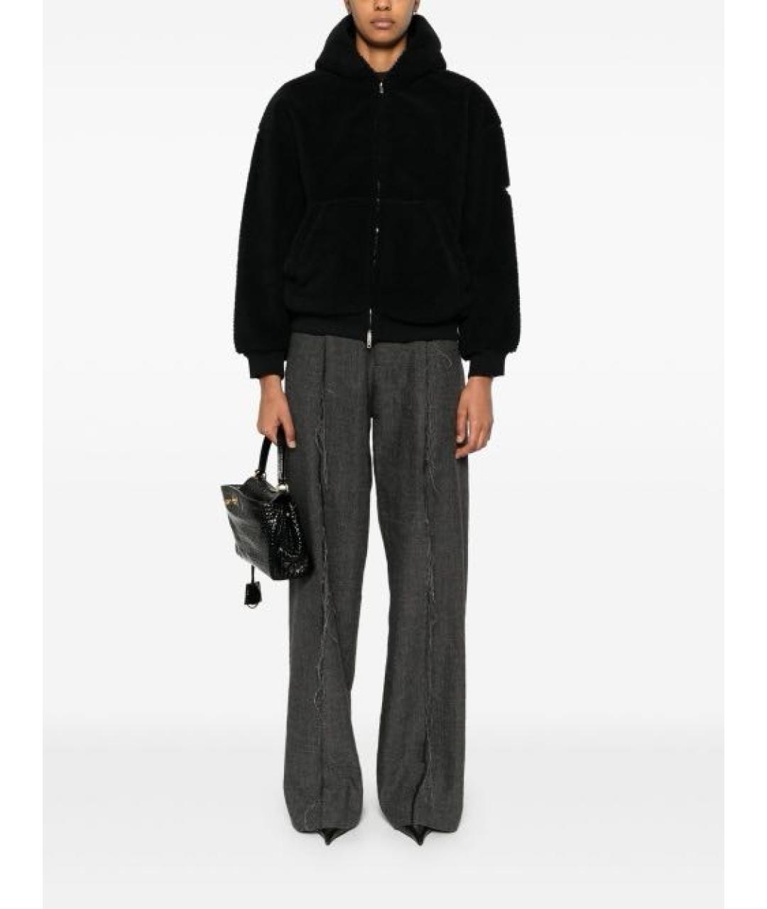 BALENCIAGA Черная хлопковая куртка, фото 5