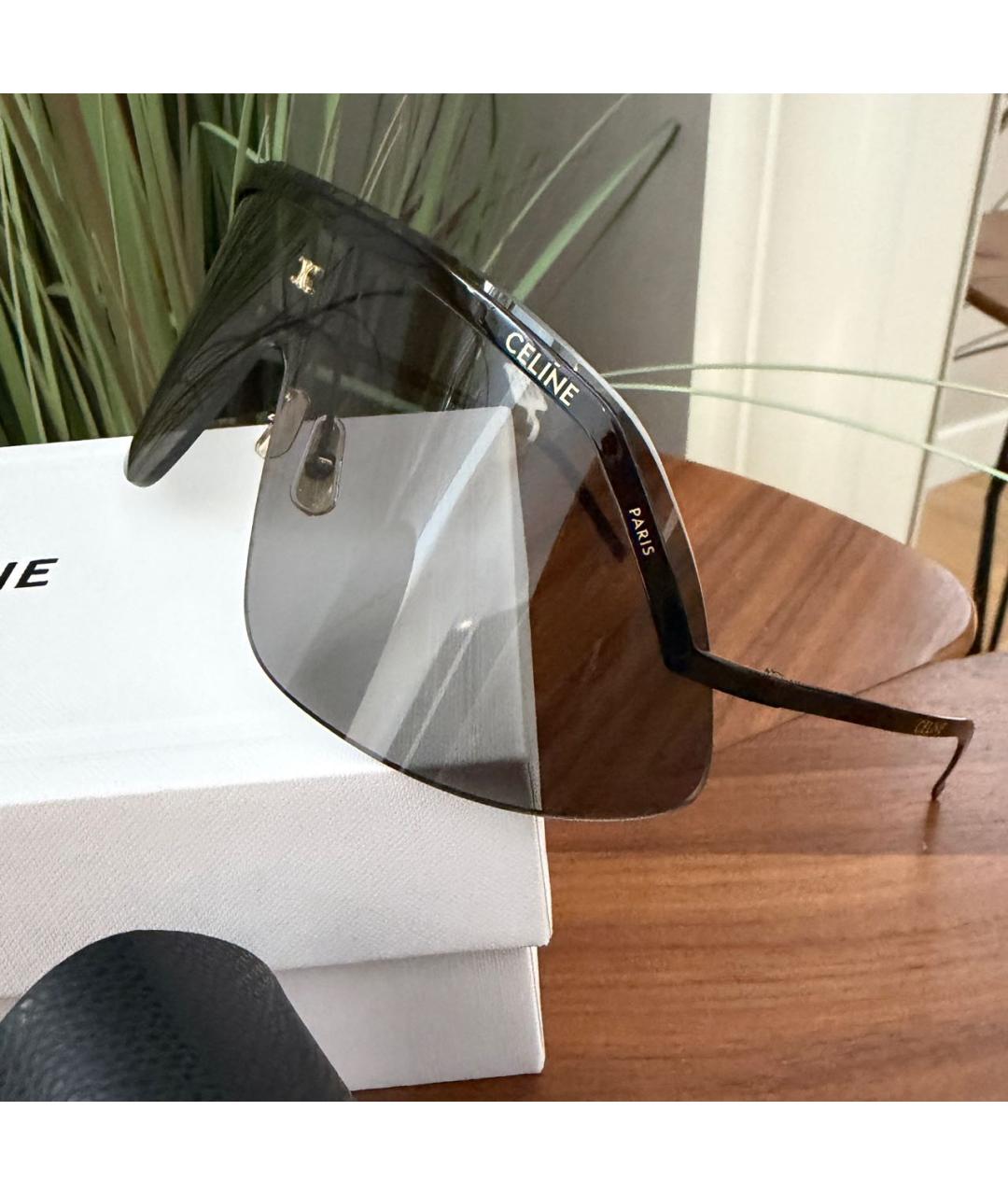 CELINE Черные пластиковые солнцезащитные очки, фото 6