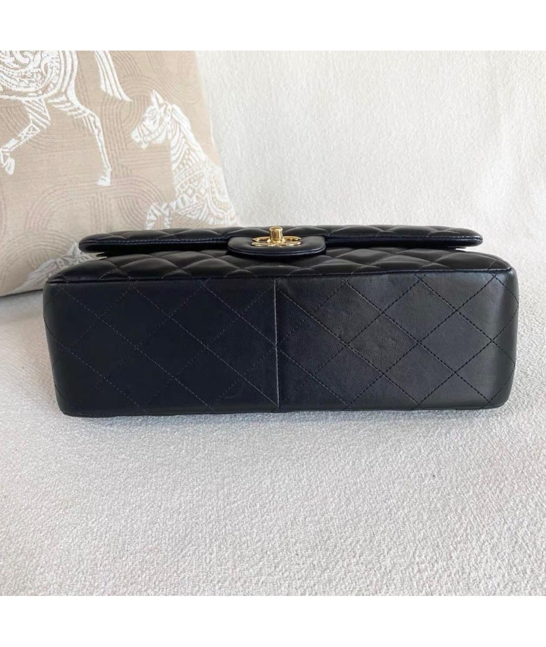 CHANEL Черная кожаная сумка через плечо, фото 4