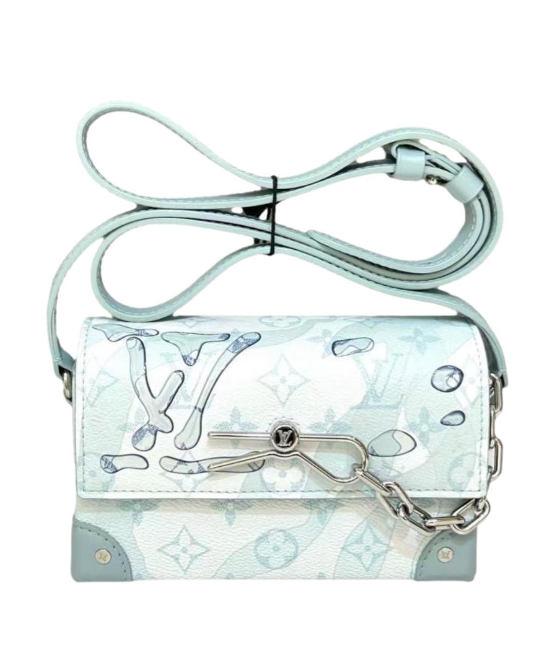 LOUIS VUITTON Голубая сумка через плечо, фото 1