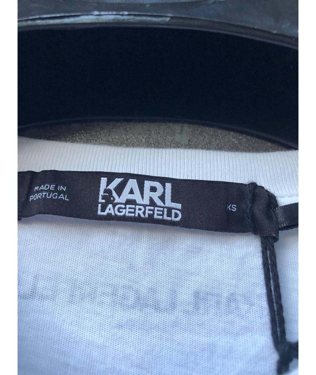 KARL LAGERFELD Хлопковая футболка, фото 3