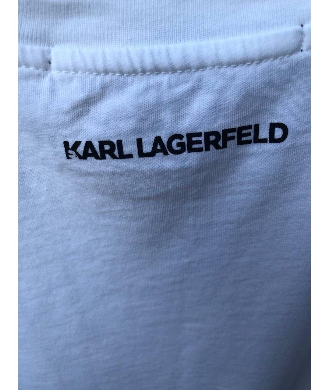 KARL LAGERFELD Хлопковая футболка, фото 6