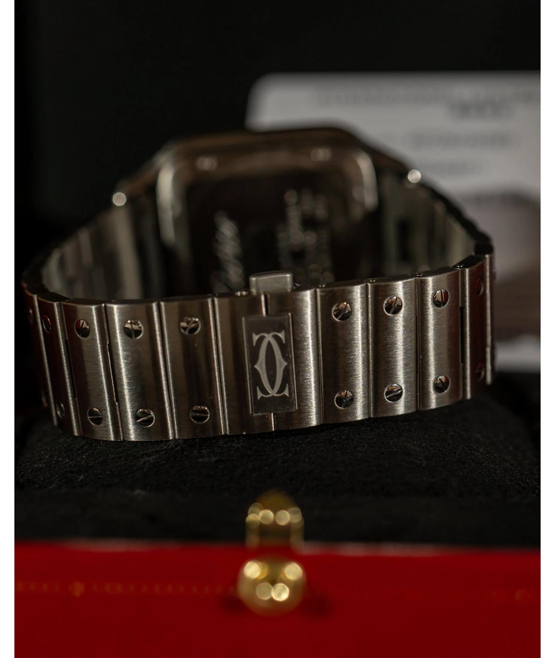 CARTIER Темно-синие часы, фото 4